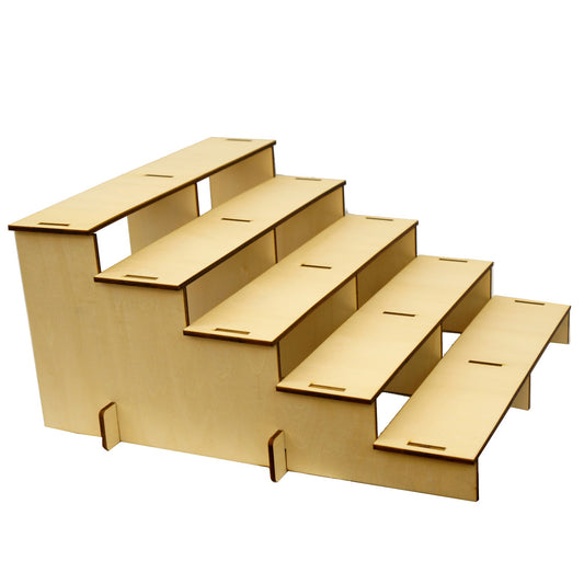 階梯式展示架 置物架 文創市集 擺攤 商品陳列 飾品收納 容易收藏 有3層、4層、5層尺寸多樣,獨特設計提升陳列效果