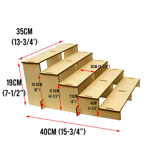 階梯式展示架 置物架 文創市集 擺攤 商品陳列 飾品收納 容易收藏 有3層、4層、5層尺寸多樣,獨特設計提升陳列效果