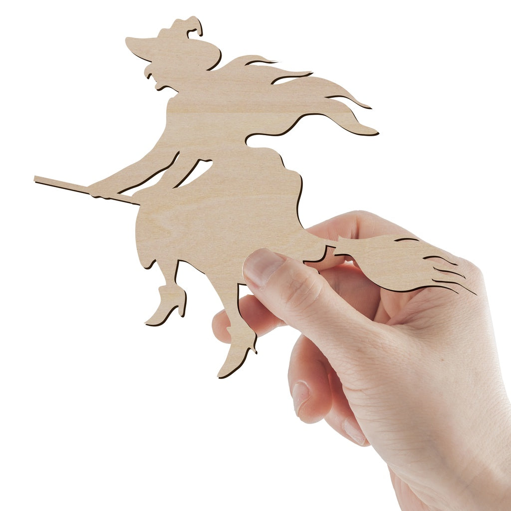 女巫 魔法師 巫師造形木片,造形木片系列【雷射切割及雕刻, 可客製化】