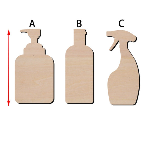 按壓瓶 噴霧瓶 造形木片,造形木片系列【雷射切割及雕刻, 可客製化】