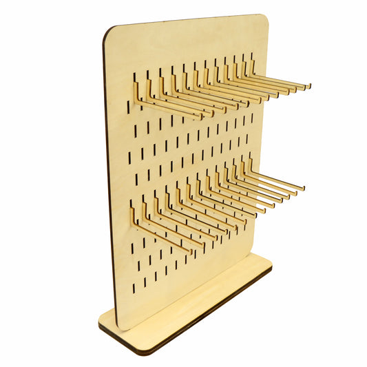 直立式活動掛鉤展示架 洞洞板設計 首飾掛勾【可客製化】