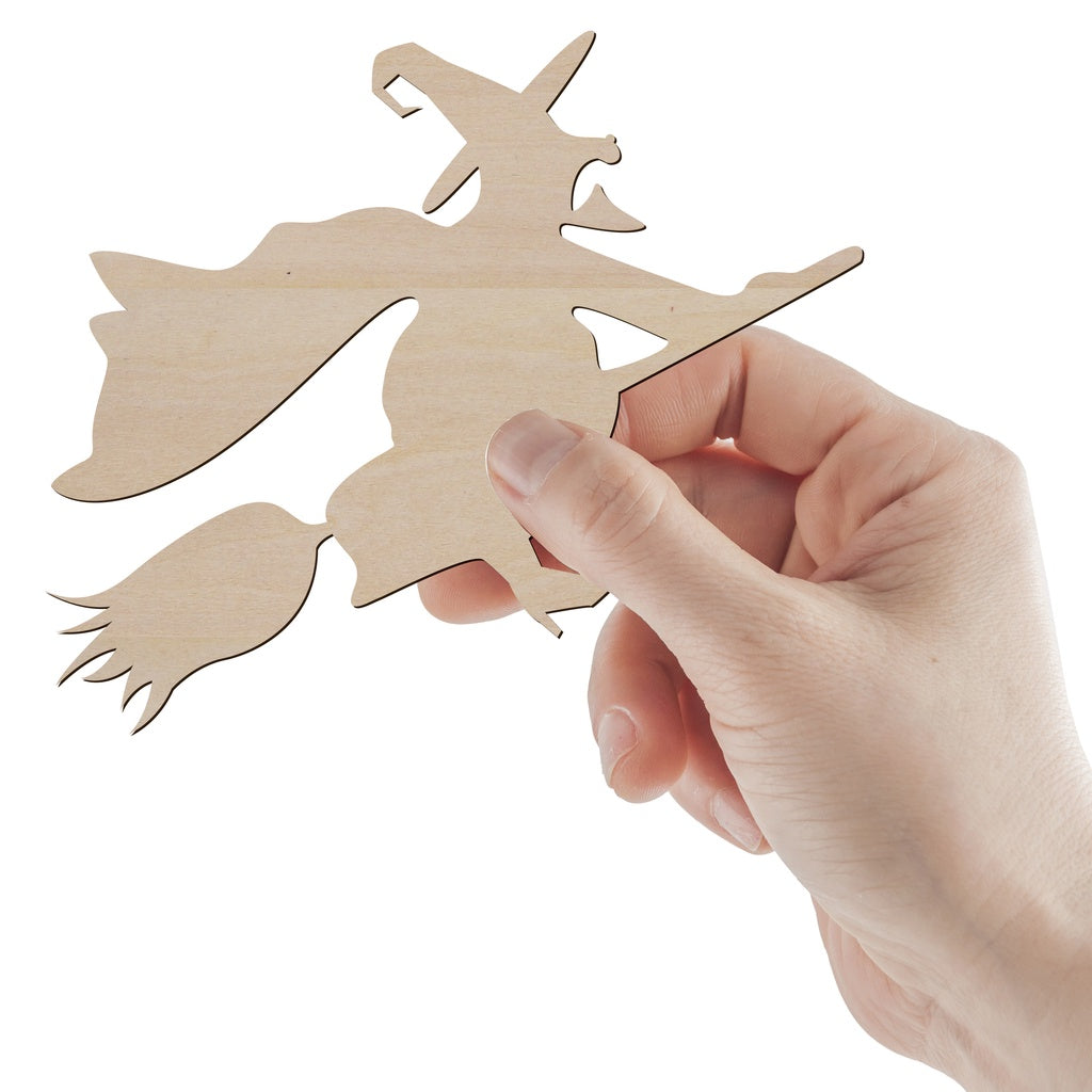 女巫 魔法師 巫師造形木片,造形木片系列【雷射切割及雕刻, 可客製化】