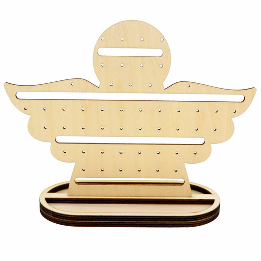 小天使耳環展示架,用於耳環或夾式耳環 女兒生日禮物 可以讓小朋友自己塗裝及裝飾 適合市集擺攤 擺攤道具 飾品展示架