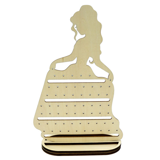 小公主耳環展示架,用於耳環或夾式耳環 女兒生日禮物 可以讓小朋友自己塗裝及裝飾 適合市集擺攤 擺攤道具 飾品展示架