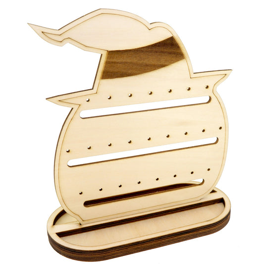 萬聖節巫師南瓜耳環展示架,用於耳環或夾式耳環 適合市集擺攤 擺攤道具 飾品展示架 商品陳列展示架 文創商品 女兒生日禮物