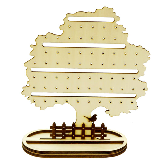 生命之樹耳環展示架,用於耳環或夾式耳環 女兒生日禮物 可以讓小朋友自己塗裝及裝飾 適合市集擺攤 擺攤道具 飾品展示架