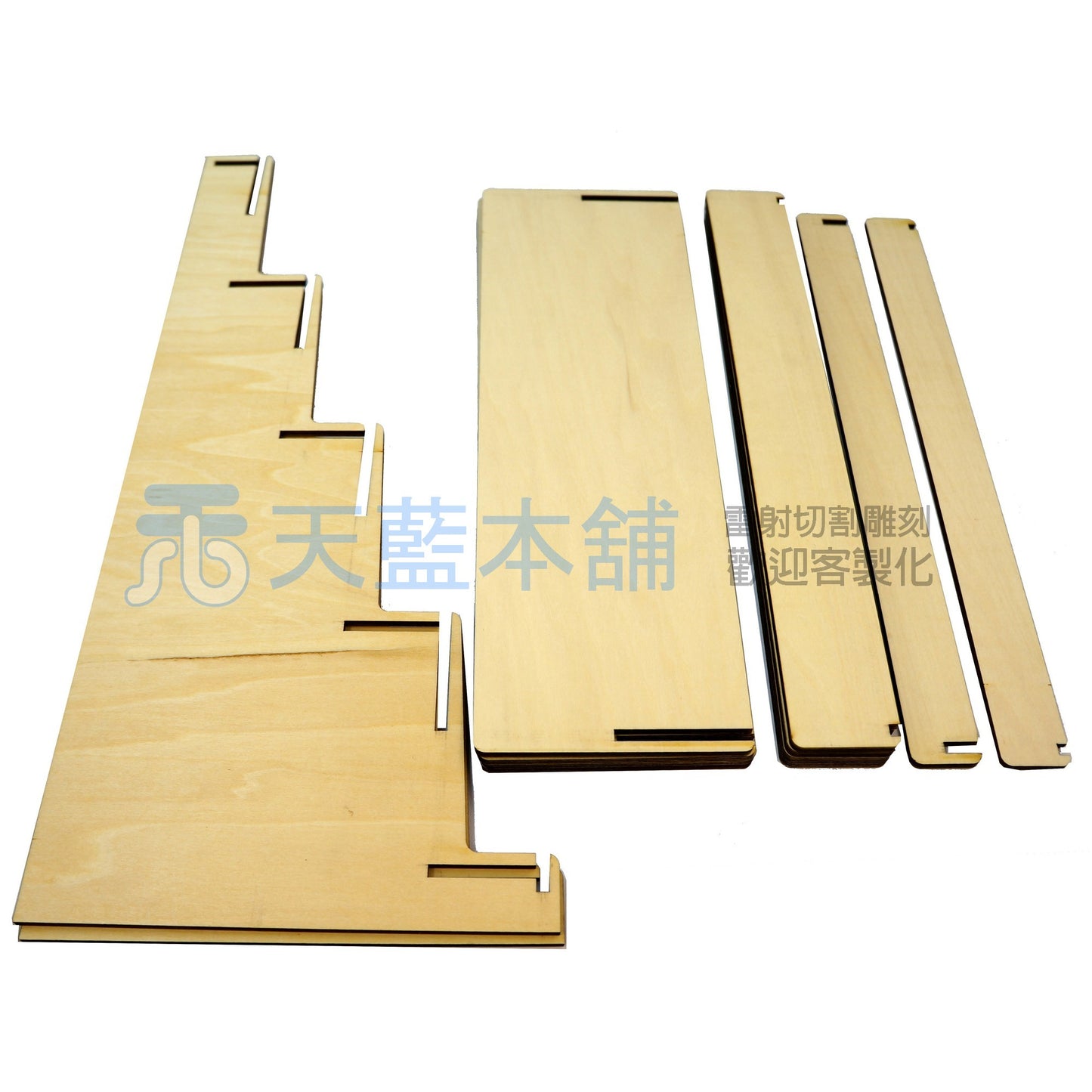 木質4層階梯式展示架 飾物商品置物架 34x20x45cm,合市集、擺攤、商品陳列、飾品收納場景使用 尺寸格式可客製化