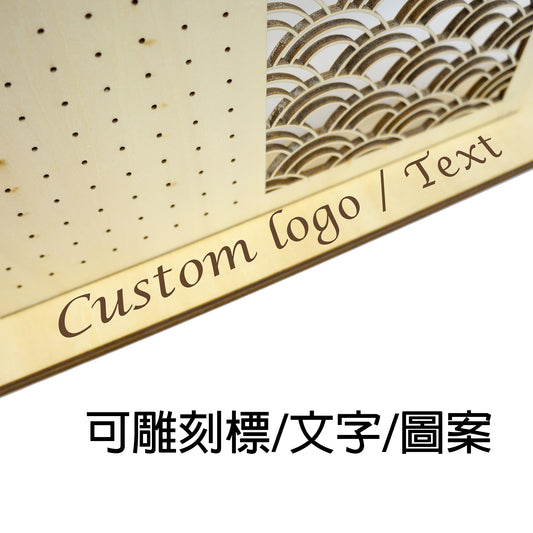 日式傳統花紋圖案耳釘板, 用於耳釘及耳鉤耳環 適合市集擺攤 擺攤道具 飾品展示架 商品陳列展示架 文創商品 可客制化