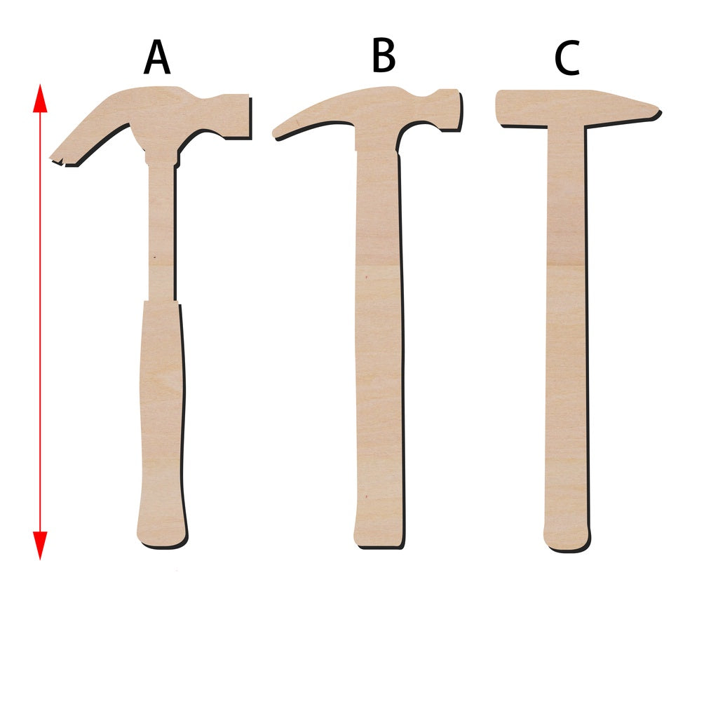 工具錘子鎚子造形木片,造形木片系列【雷射切割及雕刻, 可客製化】