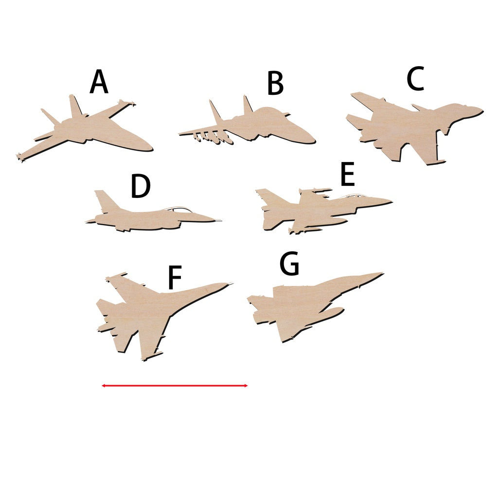 戰鬥機 噴射戰機 造形木片,造形木片系列【雷射切割及雕刻, 可客製化】