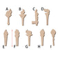 運動會火炬 火把造形木片,造形木片系列【雷射切割及雕刻, 可客製化】
