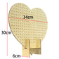 心形洞洞板耳環架子展示架 用於耳環及耳鉤耳環 適合市集擺攤 擺攤道具 飾品展示架 商品陳列展示架 文創商品 可客制化
