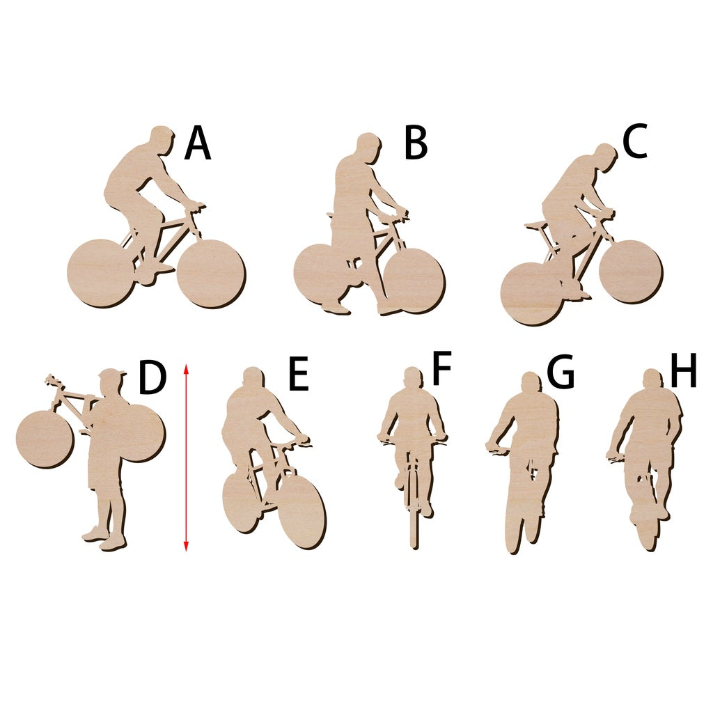 腳踏車 自行車 單車造形木片,造形木片系列【雷射切割及雕刻, 可客製化】