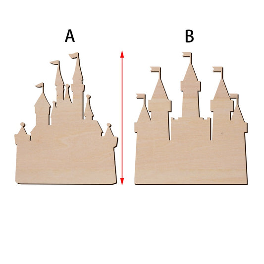 公主城堡 堡壘 造形木片,造形木片系列【雷射切割及雕刻, 可客製化】