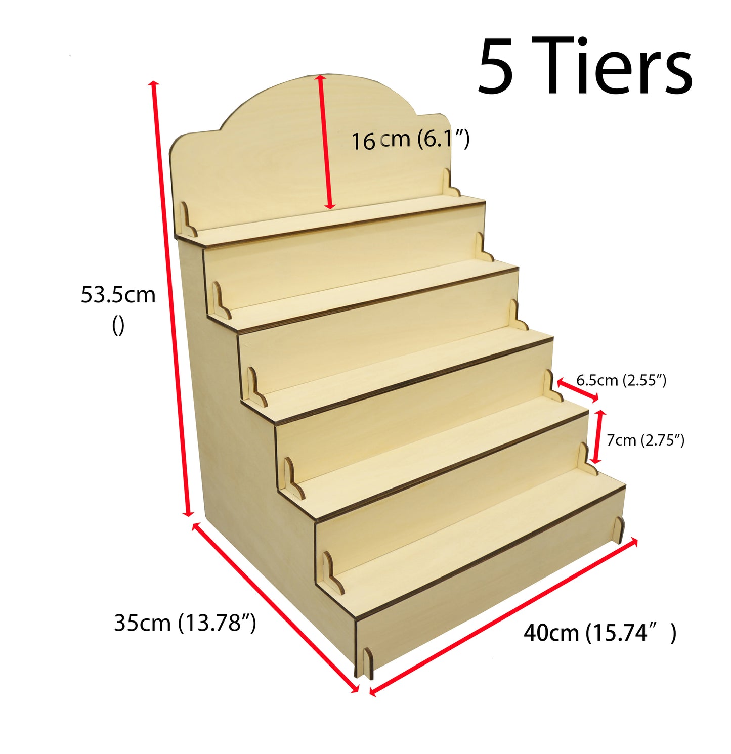 2/3/4/5層階梯展示架 合手工皂, 蠟燭, 容易收藏, 合創市集、擺攤、商品陳列、飾品收納場景使用 尺寸格式可客製化
