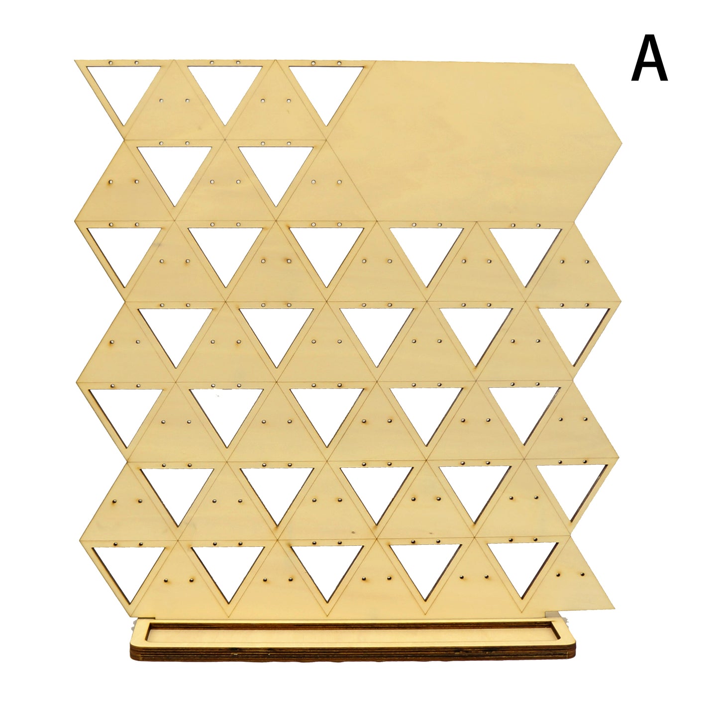 三角形狀洞洞板耳環架子展示架 用於耳針耳環及耳鉤耳環 適合市集擺攤 擺攤道具 飾品展示架 商品陳列展示架 文創商品 可客制化